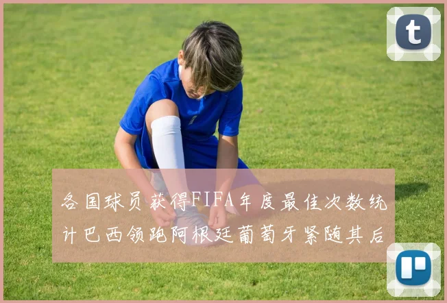各国球员获得FIFA年度最佳次数统计巴西领跑阿根廷葡萄牙紧随其后